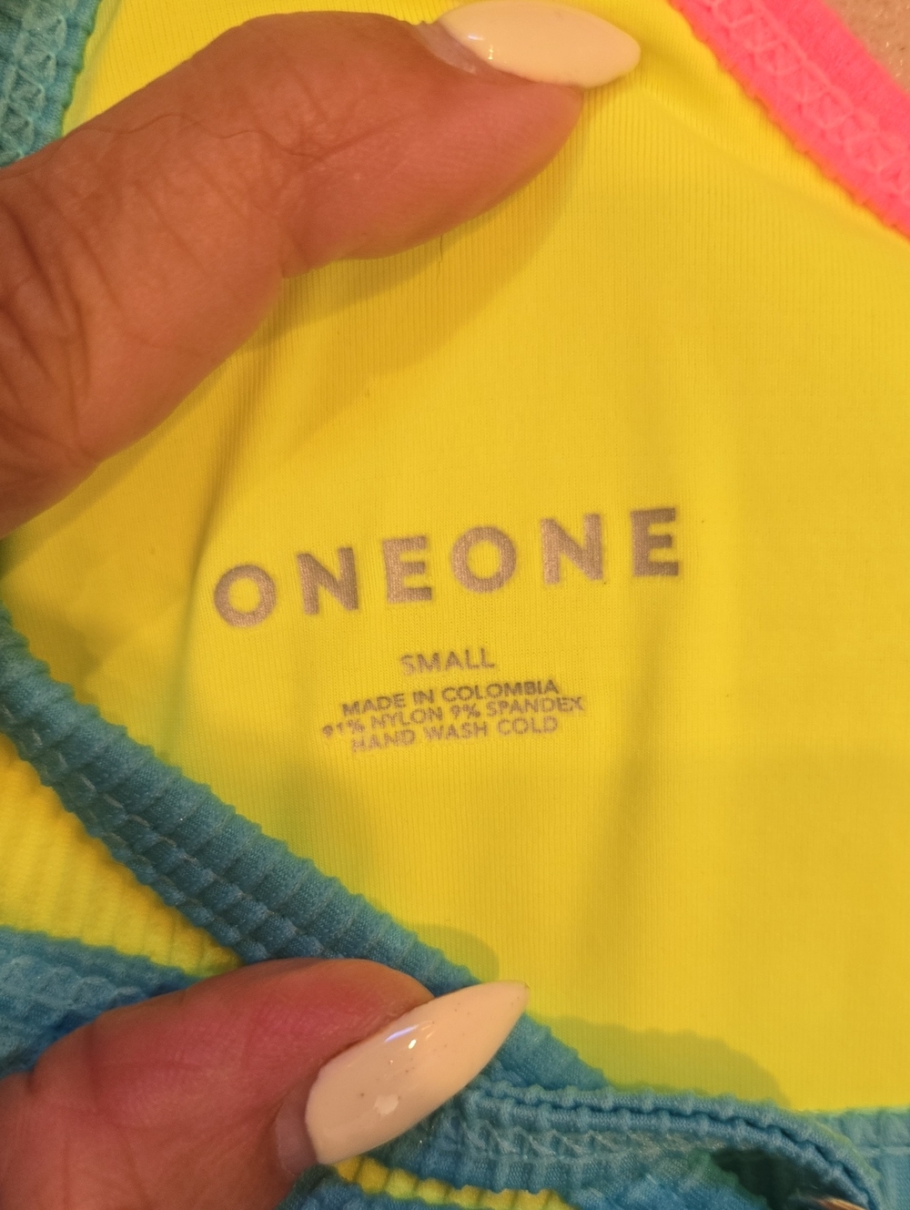 ONEONE Multi-Color Bikini Top - Picture 6 of 6